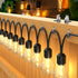 50 Pack Hooks for Outdoor String Lights Clips, Christmas Light Clips Weatherproof, Lights Hanger Hooks for Hanging
