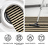 Front Door Mat Outside Entrance, 2'x4.3' Cotton Machine Washable Outdoor Doormat, Reversible Layered Mats