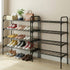 Tujurich 4-Tler Closet Shoe Rack Organlzer, Rustproof lron, Spaclous Shoe Storage Shelf for or Entryway, Fits Sneakers