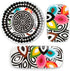 French Bull 11" Colorful Dinner Plate - Melamine Dinnerware - Foli