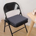 15.5" 15.5" 2", Set 2, Chair Cushions for Dining Chairs, Indoor Square Seat Cushion for Folding Chairs with Ties