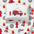 4 Set Set Jay Franco Trend Collector Go Fire Truck Go Piece Toddler Bed - Includes Comforter & Sheet - Super Soft Fade