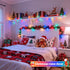 2 Pack 400 132ft 8 JMEXSUSS Multicolor Fairy Lights Battery Operated, Total LED Multicolor String Lights with Remote