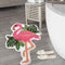 Ceenna Flamingo Bath Mat, Pink Non Slip Rugs for Bathroom Kitchen Indoor Outdoor, 27.56 x 19.69 Inches