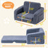 SUFUS 2-in-1 Toddler Baby Chair Couch Sofa Kids Foldable Sherpa Fold Out Couch Toddler Chairs Comfy for Boys & Girls