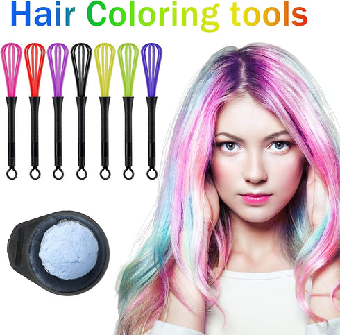 12 Pack Hair Color Whisk Mini Whisk for Hair Dye Mixing, Christmas Gifts, Salon Barber Plastic Mixer Tool