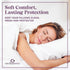 CirclesHome Pillow Protectors, 2 Pack Standard Zippered, 100% Cotton Breathable Pillowcases, 20x26