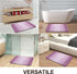 OLANLY Bathroom Rug Mat | 30x20 Extra Soft Absorbent Microfiber Non-Slip Bath Carpet, Pinkish-Purple