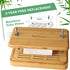 Bamboo Tofu Press, Built in Tofu Strainer and Drip Tray with Cheesecloth-