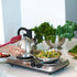 OVENTE Electric Countertop Double Burner, 1700W Cooktop with Stainless Steel Coil Hot Plates, Silver