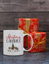 BLUE RIBBON Christmas Coffee Mug, "Christmas Calories Don't Count", 11 Oz in Decorative Box