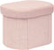 PINPLUS Storage Ottoman Boulce Tufted Oval Small Ottomans for Living Room Foot