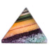 Fluorite Pyramid Crystal Healing Stones - 1" Natural Stone Pyramid for Meditation and Chakra Balancing