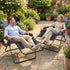 400 lbs, Sweetcrispy Zero Gravity Chairs, Foldable Patio Reclining Chairs with Adjustable Pillow & Cup Holder