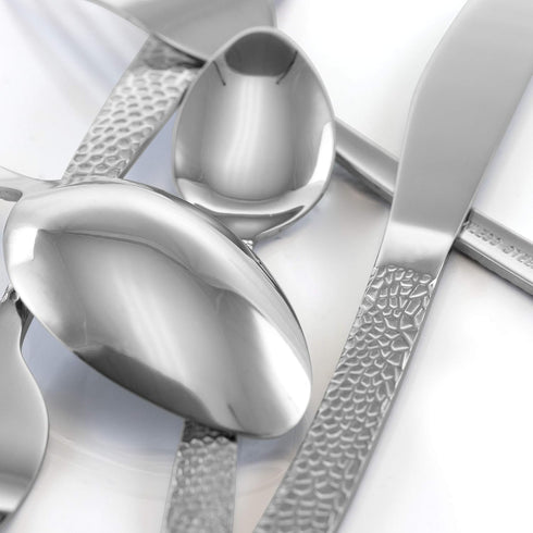 MegaChef Baily 20 Piece Stainless Steel Flatware Utensil Set for 4 in Silver