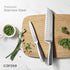 12-Piece Set, Set, CAROTE Knife All-Stainless Steel Knife Block Kitchen Knives with Wooden Block, Razor-Sharp