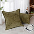 18x18 Set 2, HPUK Fall Chenille Soft Throw Pillow Covers of Accent Cushion Covers for Living Room, Bedroom, Decorative