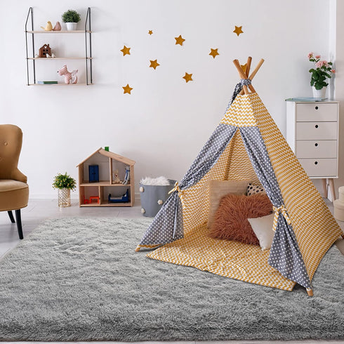 5x8 Przemy Large Rugs for Living Room Bedroom Carpet, Super Soft Fluffy Area Rug Shag Fuzzy Rug Plush Carpet for Kids