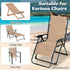 17" 63" Ostlttyn Zero Gravity Chair Replacement Fabric Kit, W x L Repair Cloth with Replacement Bungee Cord for Anti