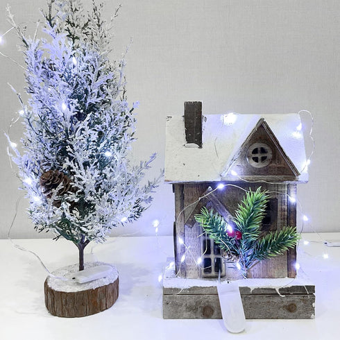 Etinga 20 Pack 10 3.3ft (20 Pack, Fairy Lights Battery Operated String Lights, LED on Silvery Copper Wirefor Flowers