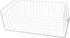 Southern Homewares 15-Inch White Wire Under-Cabinet Hanging Basket Shelf Organizer for Kitchen, Pantry, Bathroom