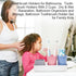 Toothbrush Holder and Toothpaste Holder for Bathroom Vanity, Kids Bathroom Decor with Cups, Electric Toothbrush Holder
