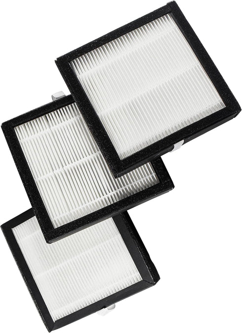 HQRP 3-Pack HEPA Filters Compatible with Afloia (AQ8/Q8) / Honati/Hysure Q7 / Tenergy Sorbi 2-in-1 Air Purifier