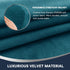 L.VICTEX Sofa Armrest Covers, 2 Pack Deep Teal Velvet Plush Fabric, Durable Furniture Accessories for Sofa and Chair