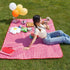 Lchkrep 80"x60" Picnic Blanket Beach Blankets Large Sandproof Waterproof Camping Portable Travel Blanket Play Mat