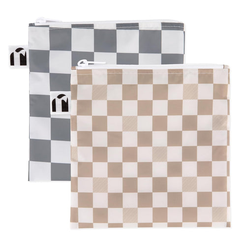 Bumkins Roamio Reusable Sandwich and Snack Bags, for Kids School Lunch and