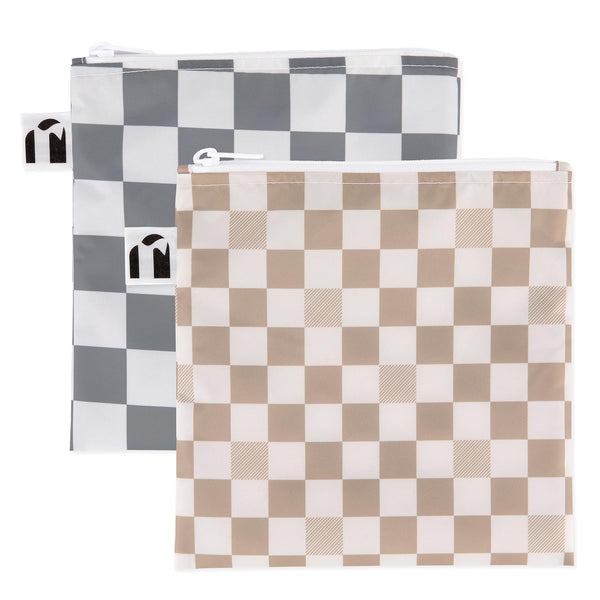 Bumkins Roamio Reusable Sandwich and Snack Bags, for Kids School Lunch and