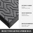 Yimobra Sturdy Door Mat, All-Season Non-Slip Outdoor Indoor Mat, Easy to Clean, 29.5 x 17 Inch, Grey