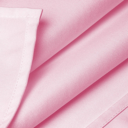 Lann's Linens 70" Square Premium Tablecloth for Wedding, Banquet, Restaurant, Polyester Fabric, Pink
