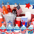 24 PCS 4th of July Cupcake Toppers Wrappers USA Patriotic Cupcake Liners for Cake Decoration Supplies, Independence Memorial Day Party Cake Decorations, Medium by Generic