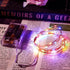 2 Pack 16.4ft 50 Ariceleo Battery Operated String Lights with Timer, Multi Color with Synchronized Twinkle Mode, Fairy