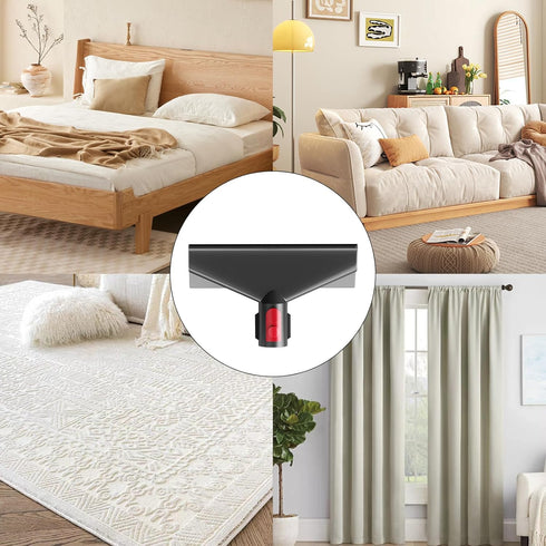 Vacuum Cleaner Brush Head Compatible with Dyson V7 V8 V10 V11 V15, Mattress Sofa Tool, Quick Release Nozzle