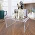 3" 6" 6" (3/16" Plymor Clear Acrylic Short Square Display Riser, H x W x D thick)