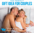 MARS WELLNESS Memory Foam Cuddle Pillow - Ergonomic Anti Pressure Couples Pillow with Arm Hole - Great for Cuddling