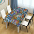 Starfish Shell Tablecloth, 54x54 Square Polyester Washable Wrinkle Free Dinner Tablecloth for Kitchen Dining Room