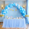 Baby Blue Table Skirt for Baby Shower Boy 6ft Light Blue Tulle Tutu Table Cloth for Elephant Birthday Party Decorations