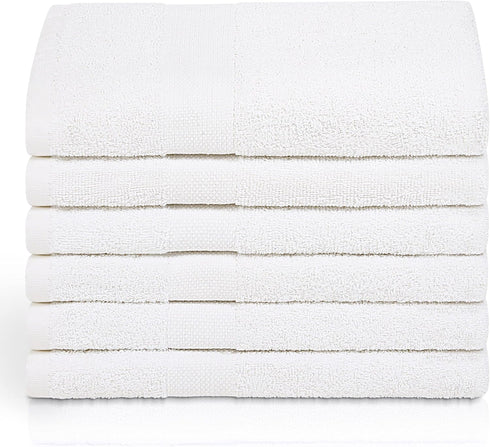 79404 25x50 Inches 25 50 Simpli-Magic Bath Towels, White, Towels for Pool, Spa, and Gym Lightweight and Highly