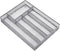 Silverware Drawer Organizer Holder, Mesh Wire Cutlery Tray for Kitchen, Bedroom, Living Room, 5 Compartment