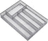 Silverware Drawer Organizer Holder, Mesh Wire Cutlery Tray for Kitchen, Bedroom, Living Room, 5 Compartment