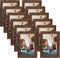 EYMPEU 4x6 Picture Frames Rustic Brown Walnut Wood Color Set of 12