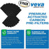 VEVA Premium HEPA Filter with 8 Activated Carbon Pre Filters, Compatible with Fellowes AeraMax