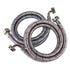 Hausen 72-Inch Stainless Steel Washing Machine Connector, 6 Feet Elbow Supply Line (1-Pack)
