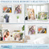 Icona Bay 8x10 Picture Frames, White, 6 Pack, Inspirations Collection, Wall Mount or Table Top