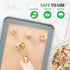 Nutrichef Silicone Baking Mats, 2 Non-stick Food-Grade Mats for Full Baking Pans 24.4 x 16.5 IN, Oven-safe Up to 480°F