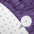6x6 junovo Round Rug Feet Fluffy Soft Area Rugs for Kids Girls Room Princess Castle Plush Shaggy Carpet Cute Circle