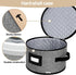 China Storage Containers, Hard Shell with Felt Dividers for Plates, 5-Piece Moving Boxes for Kitchen Organization